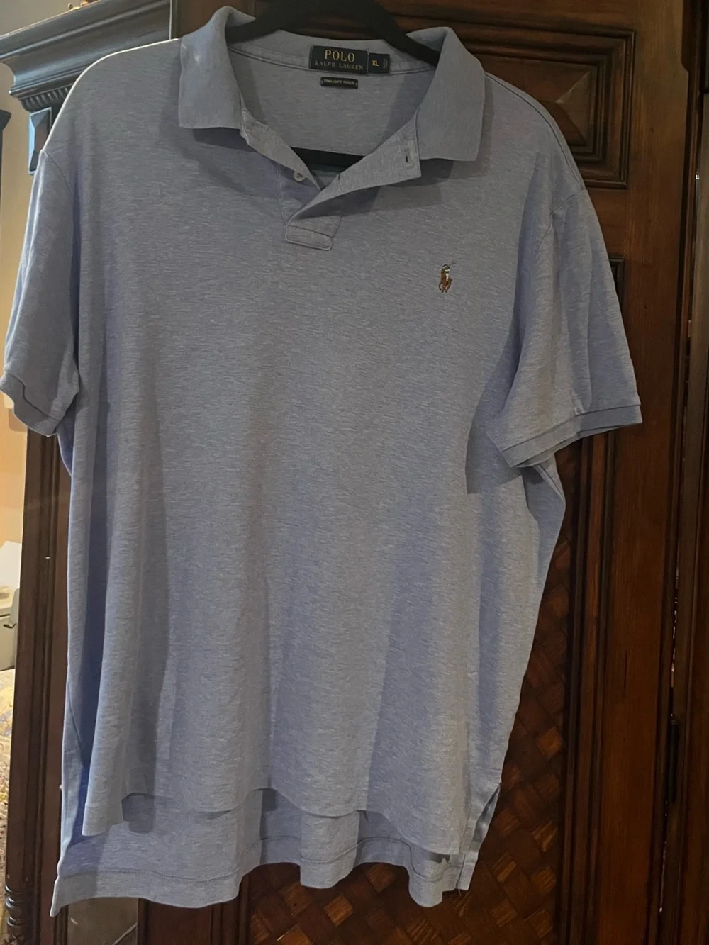 Polo Ralph Lauren Pima Soft Touch Polo Shirt – Light Blue – Men’s XL
